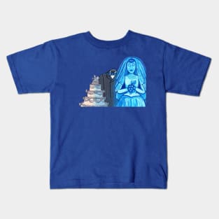 Black Widow Bride- Haunted Mansion Kids T-Shirt